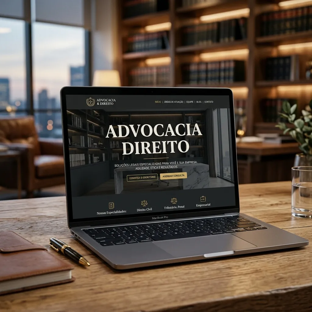 Exemplo de site profissional criado pela Nexus Digital